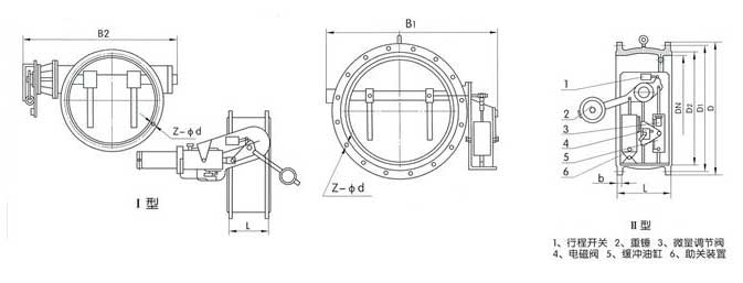 H147H、H247H、H347H助關緩沖止回閥結構圖