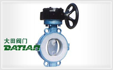 D371(半襯)、D371Fs(全襯)蝸輪對夾襯氟塑料蝶閥 D371(半襯)、D371Fs(全襯)蝸輪對夾襯氟塑料蝶閥